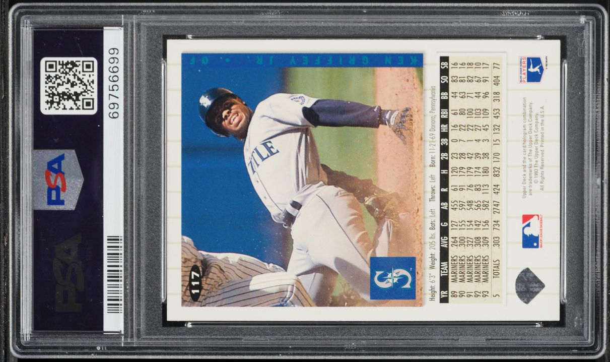 1994 Collector's Choice Ken Griffey Jr. #117 PSA 9 MINT