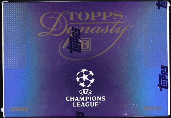 2022 Topps Dynasty UEFA Champions League Soccer Sealed Hobby Box on ...