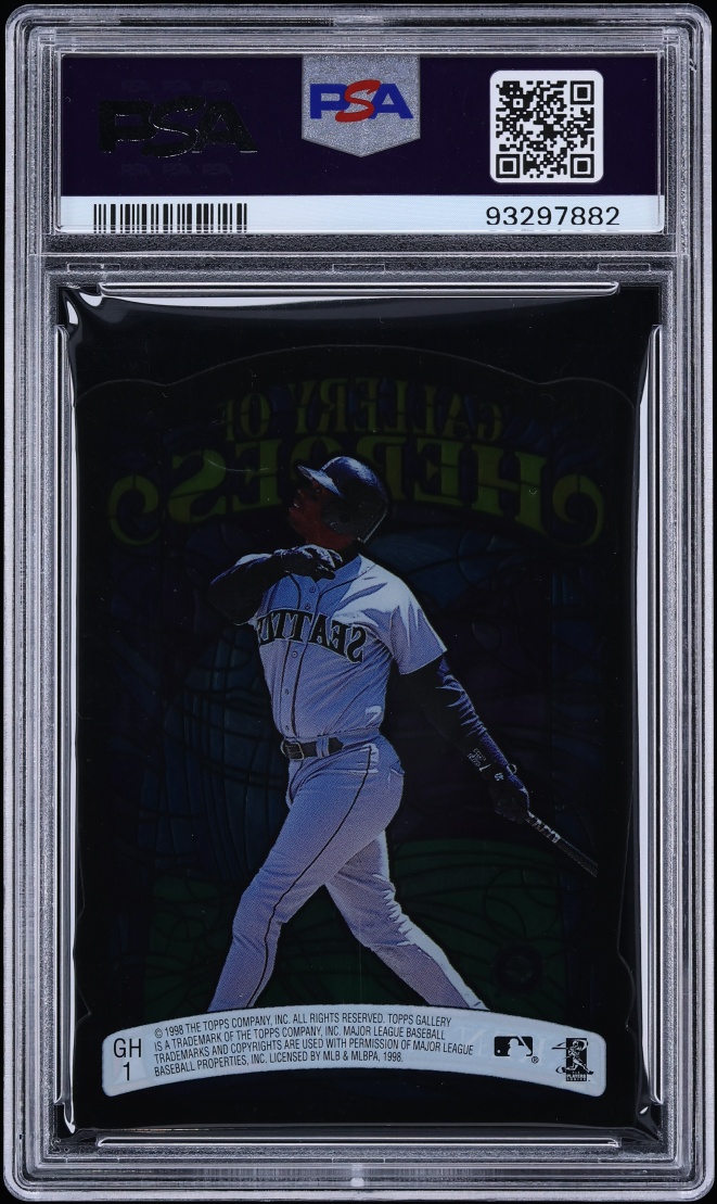 1998 Topps Gallery Of Heroes Die-Cut Ken Griffey Jr. #GH1 PSA 10 GEM MINT - Photo 2