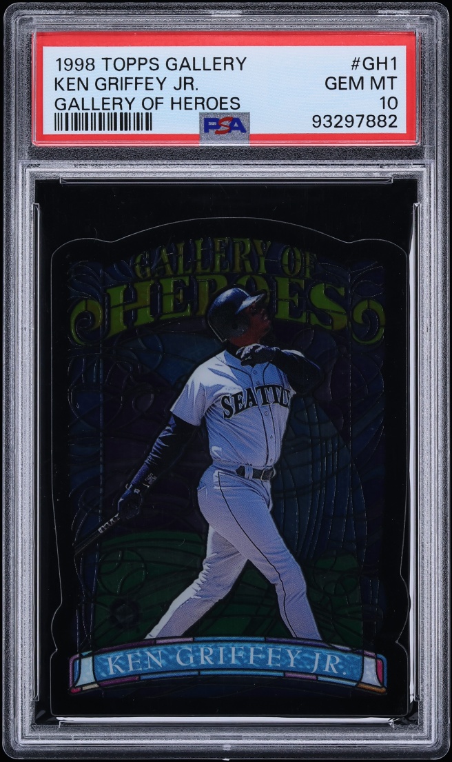 1998 Topps Gallery Of Heroes Die-Cut Ken Griffey Jr. #GH1 PSA 10 GEM MINT