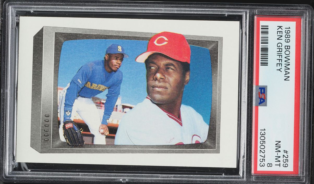 1989 Bowman Ken Griffey Jr. ROOKIE #259 PSA 8 NM-MT
