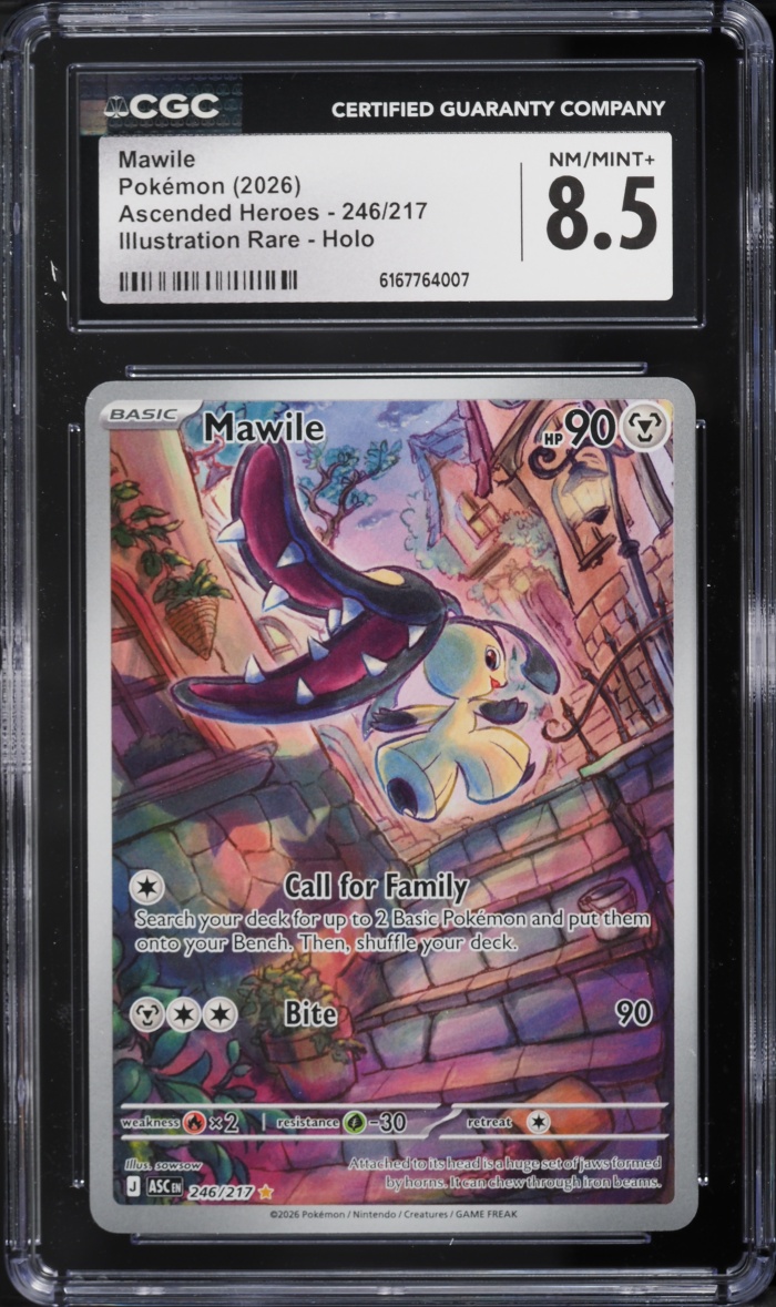 2026 Pokemon Mega Evolution Ascended Heroes IR Mawile #246 CGC 8.5 NM-MT+