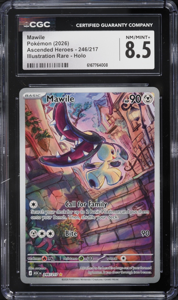 2026 Pokemon Mega Evolution Ascended Heroes IR Mawile #246 CGC 8.5 NM-MT+