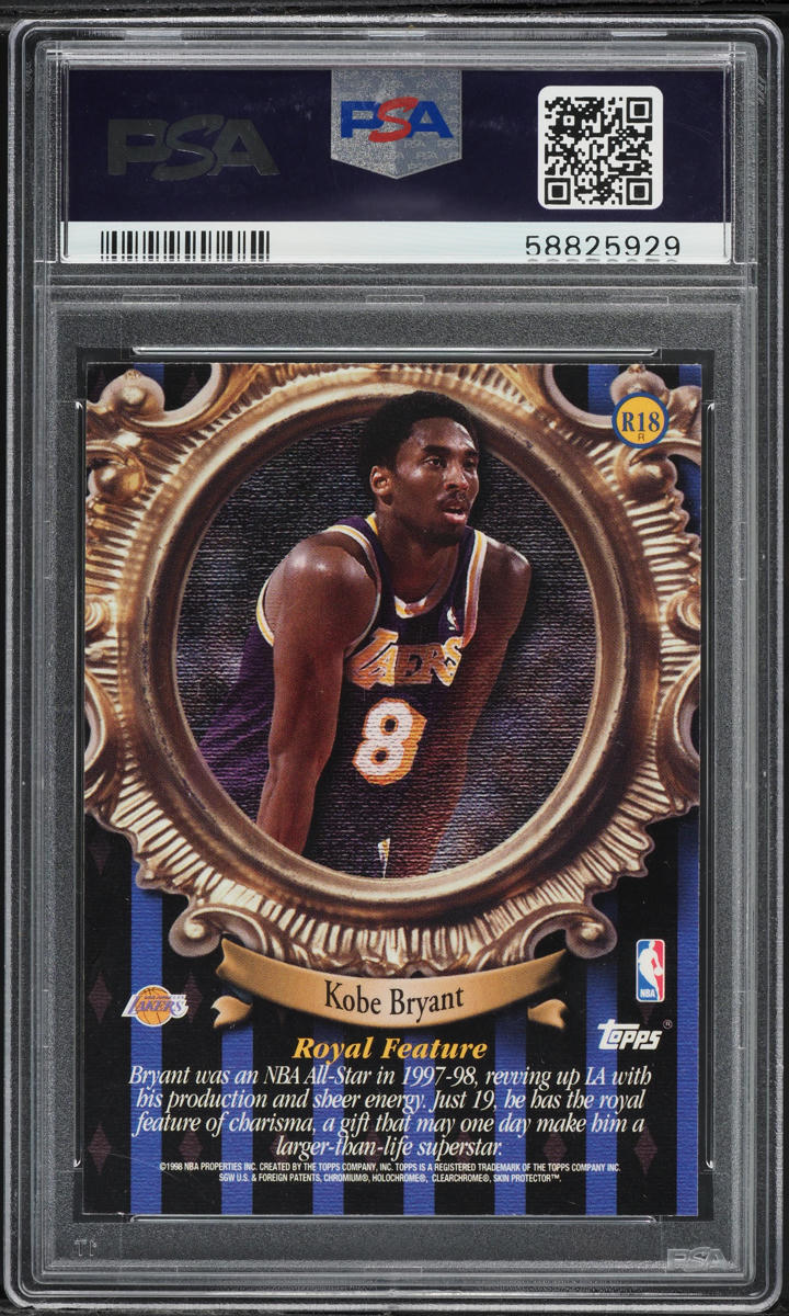 1998 Topps Roundball Royalty Refractor Kobe Bryant #R18 PSA 10 GEM MINT
