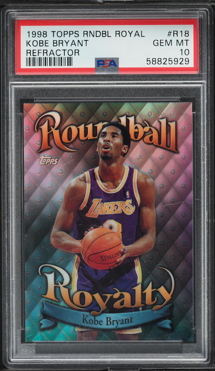 1998 Topps Roundball Royalty Refractor Kobe Bryant #R18 PSA 10 GEM MINT
