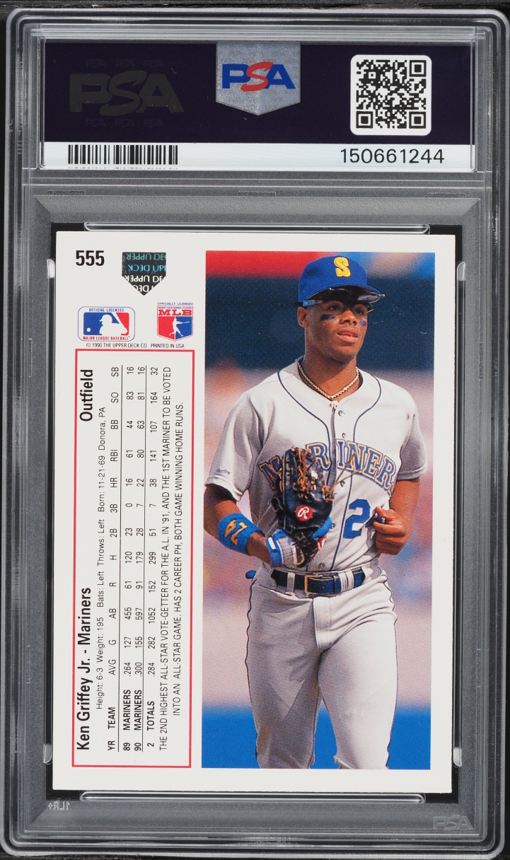 1991 Upper Deck Ken Griffey Jr. #555 PSA 8 NM-MT