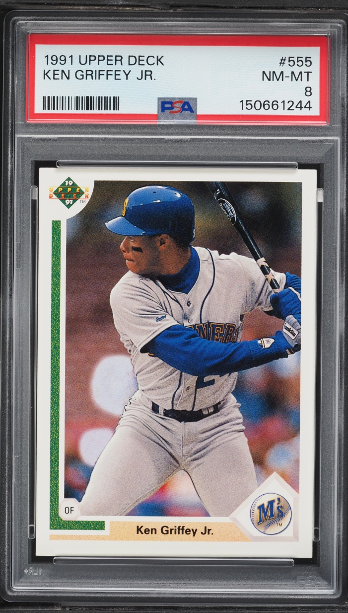 1991 Upper Deck Ken Griffey Jr. #555 PSA 8 NM-MT