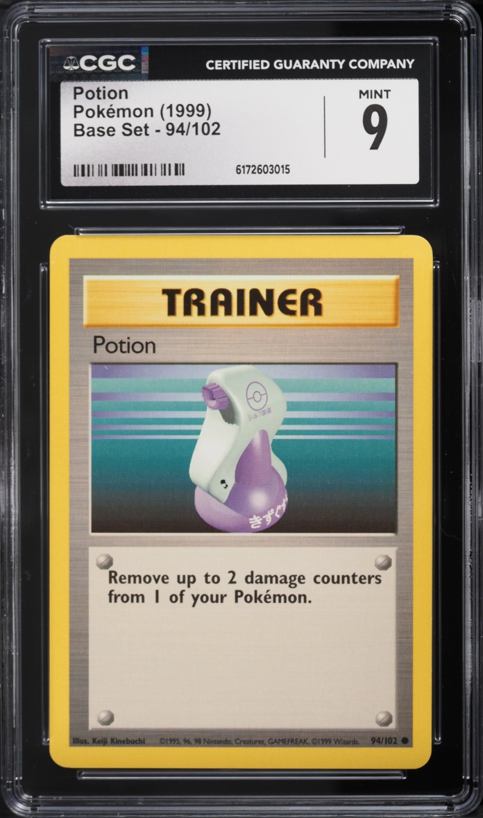 1999 Pokemon Base Set Potion #94 CGC 9 MINT