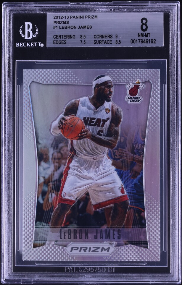 2012 Panini Prizm Silver LeBron James #1 SGC 9 MINT on