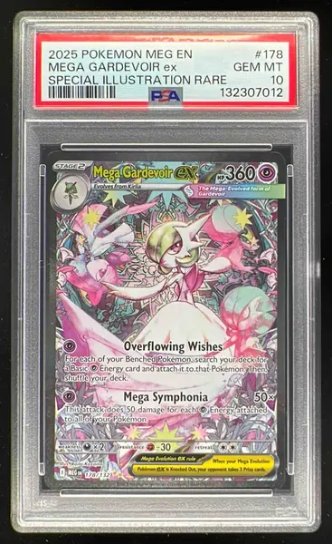 2025 Pokemon Mega Evolution SIR Mega Gardevoir ex #178 CGC 10