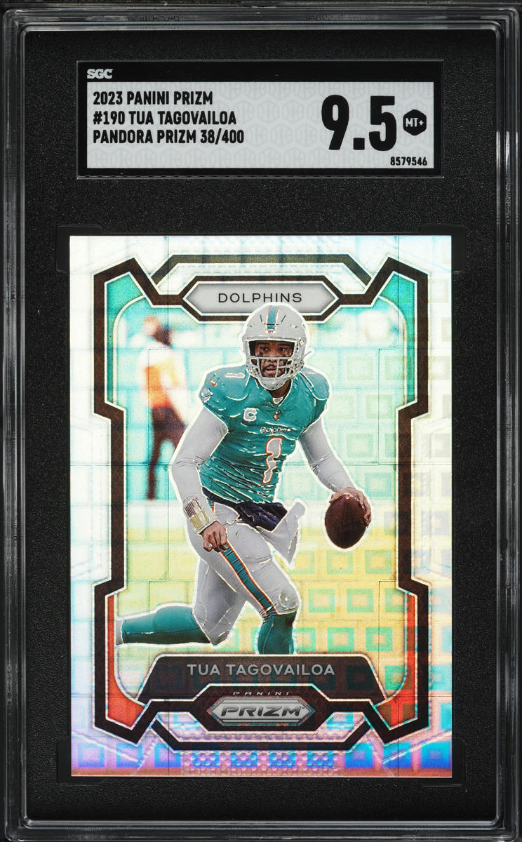 2023 Panini Prizm Pandora Tua Tagovailoa /400 #190 SGC 9.5 MINT+