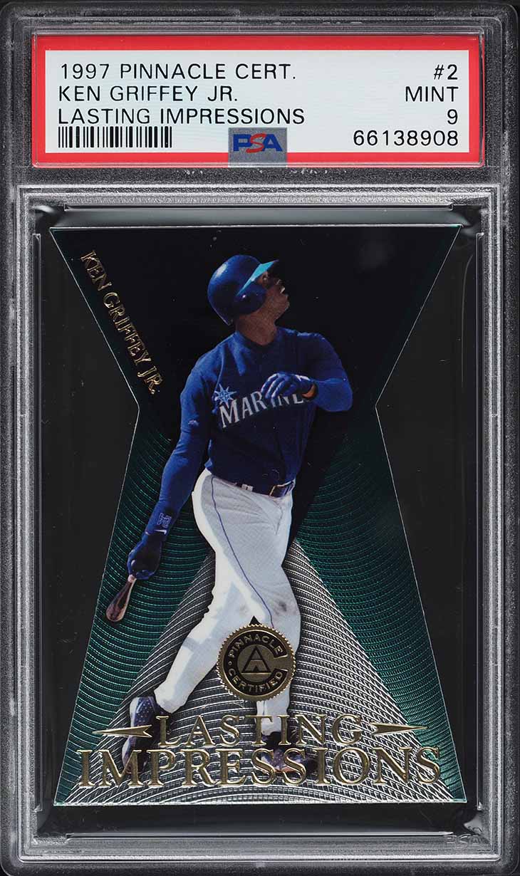 1997 Pinnacle Certified Lasting Impressions Ken Griffey Jr. #2 PSA 9 MINT