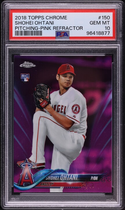 2018 Topps Chrome Sepia Refractor Shohei Ohtani ROOKIE #150