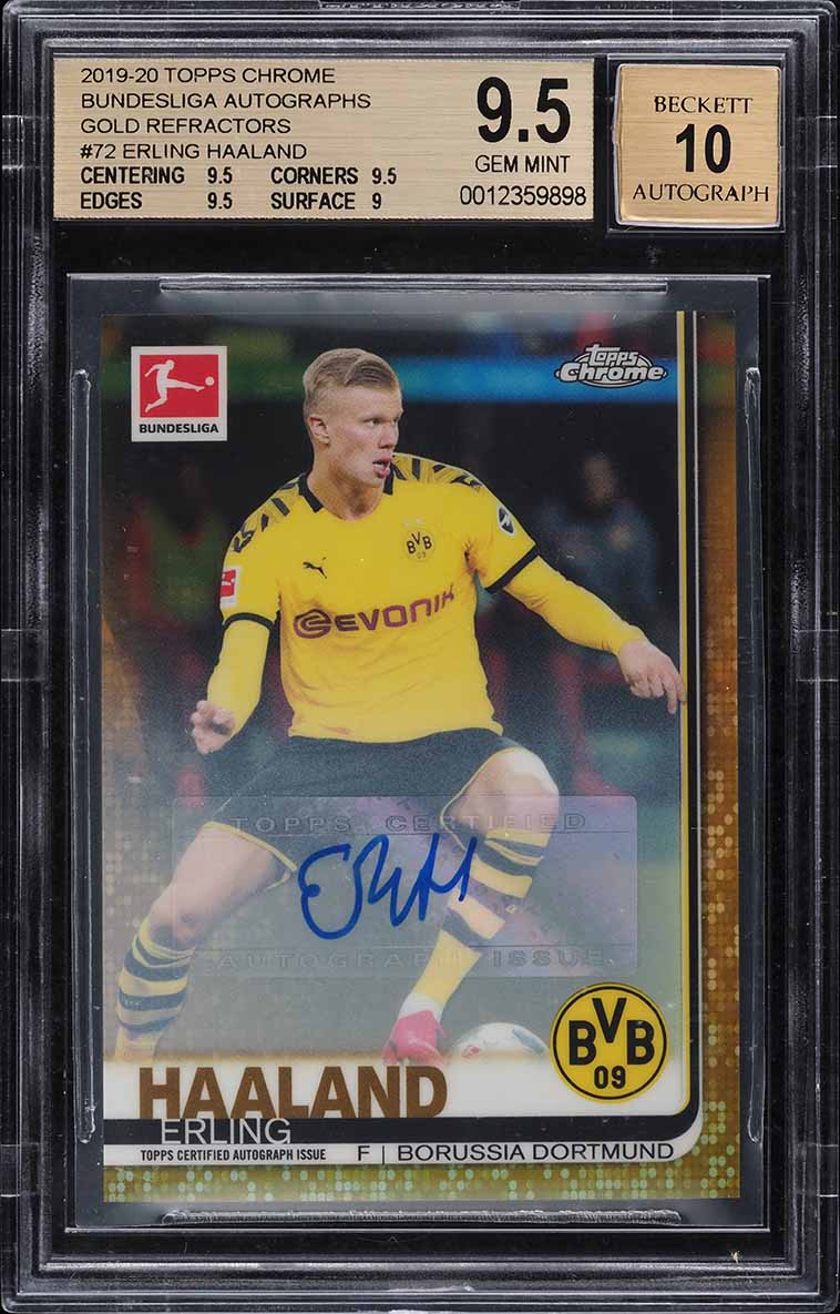 その他 2019 topps now ERLING HAALAND psa10 2019 Topps Now Bundesliga Erling Haaland ROOKIE #184 PSA 10 GEM
