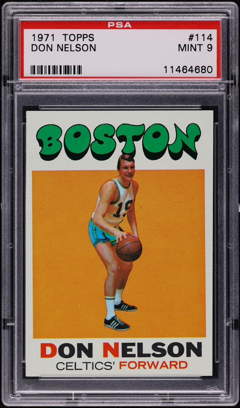 1971 Topps Basketball Don Nelson #114 PSA 9 MINT