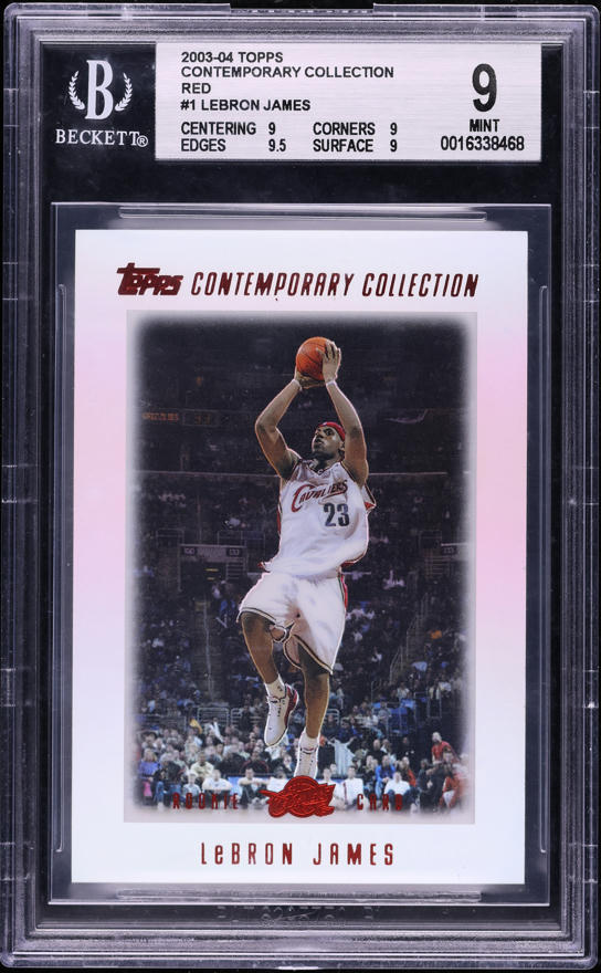 その他 topps contemporary Lebron James RC LeBron James 2003 Topps Contemporary Collection #1 Base