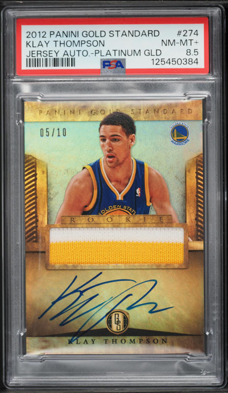 2012 Immaculate Collection Red Klay Thompson ROOKIE PATCH AUTO /25