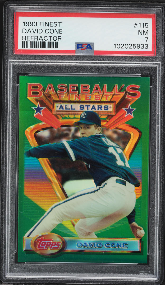 1993 Finest Refractor David Cone ALL-STAR #115 PSA 7 NRMT