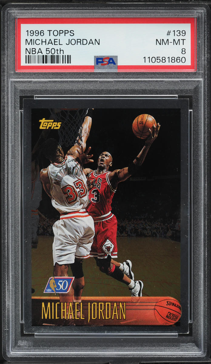 その他 PSA8 Topps Chrome 139 Michael Jordan MICHAEL JORDAN 1996-97 TOPPS CHROME CARD PSA 8 | eBay