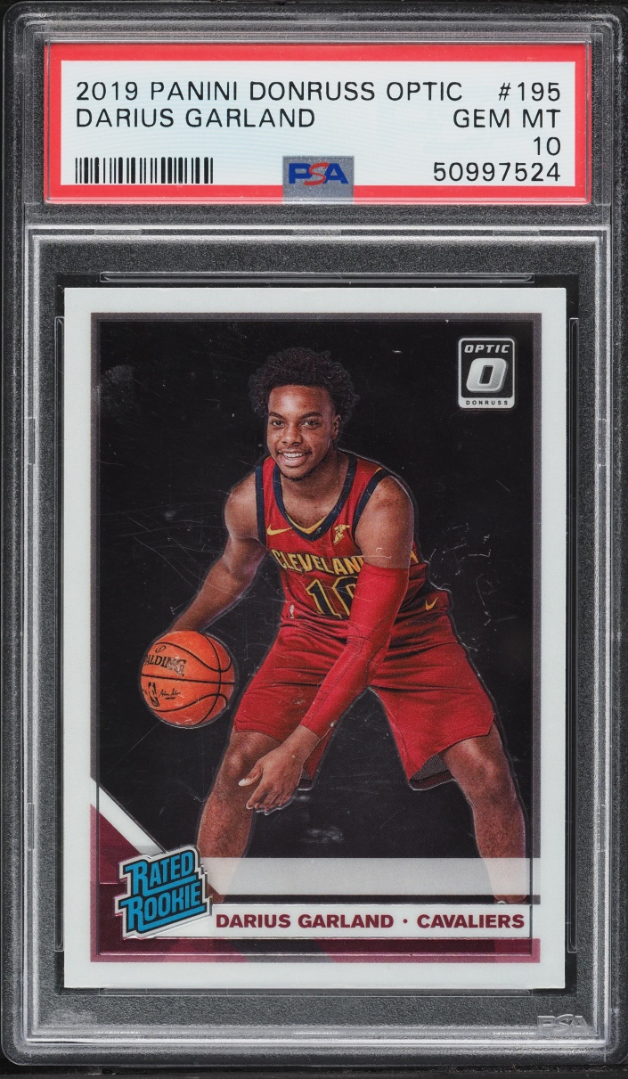 2019 Donruss Optic Darius Garland ROOKIE #195 PSA 10 GEM MINT