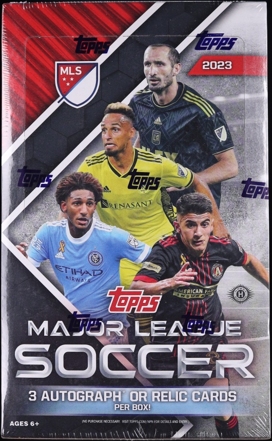 2023 Topps MLS Major League Soccer Hobby Box, 24ct Packs
