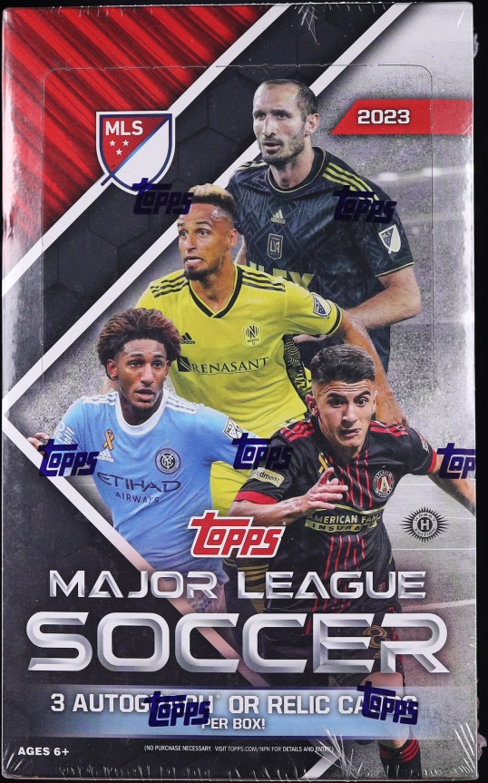 2023 Topps MLS Major League Soccer Hobby Box, 24ct Packs