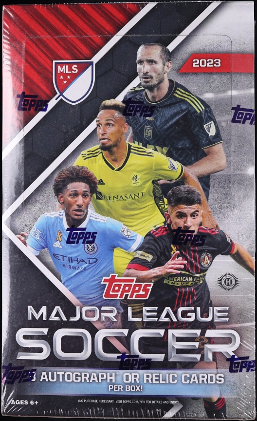 2023 Topps MLS Major League Soccer Hobby Box, 24ct Packs