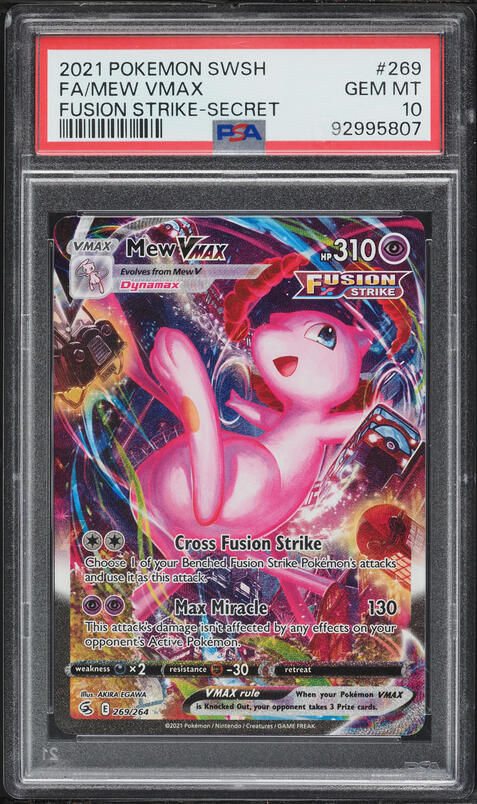 2021 Pokemon SWSH Celebrations Classic Collection Secret Rare Mew