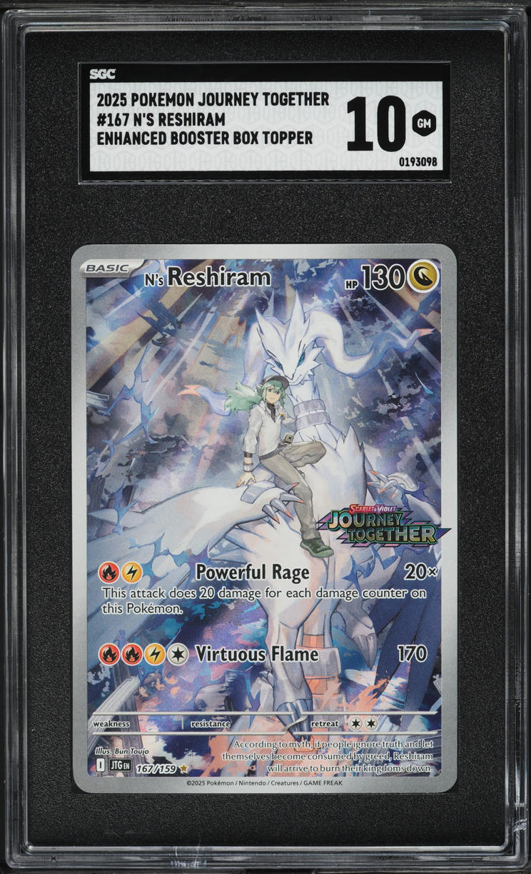 2025 Pokemon SV Journey Together Enhanced Booster Topper N's
