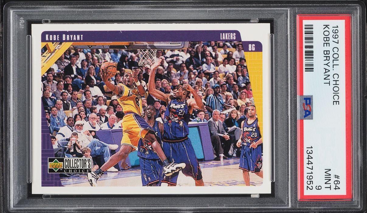 1997 Collector's Choice Basketball Kobe Bryant #64 PSA 9 MINT