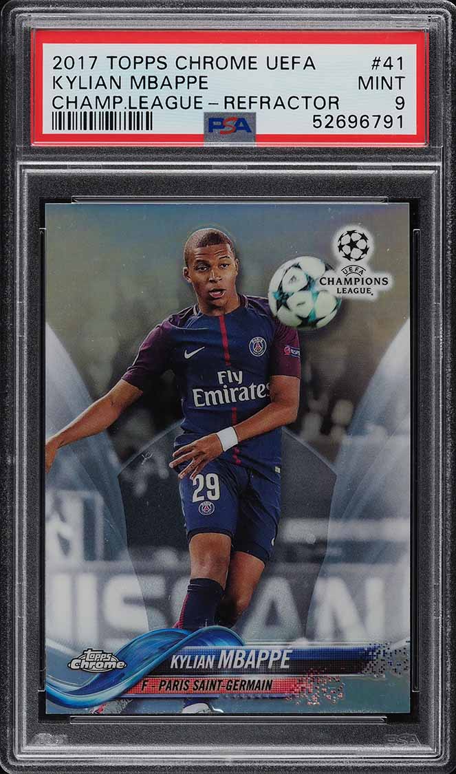 2017 Panini WCCF Mbappe ムバッペ RC PSA9 2017-18 Panini WCCF