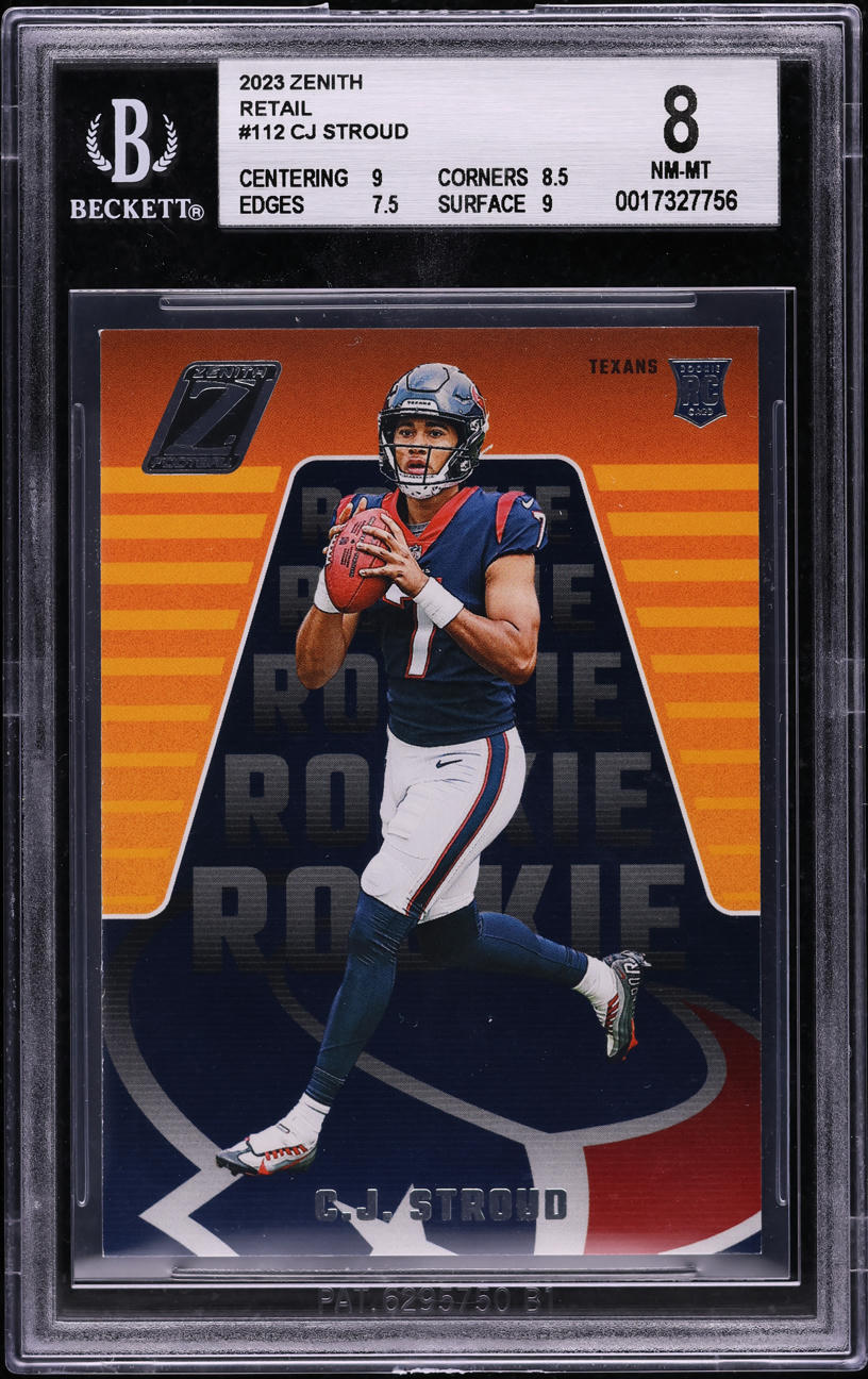 2023 Zenith Retail C.J. Stroud ROOKIE #112 BGS 8 NM-MT