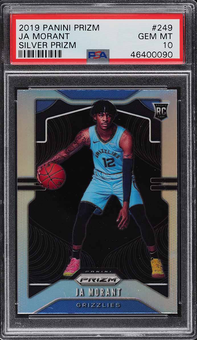 2019 Panini Mosaic Silver Prizm Ja Morant ROOKIE #219 PSA 10