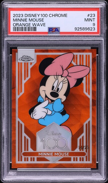 2023 Card.Fun Disney100 Joyful Minnie Mouse #D100-SR28 PSA 10 GEM