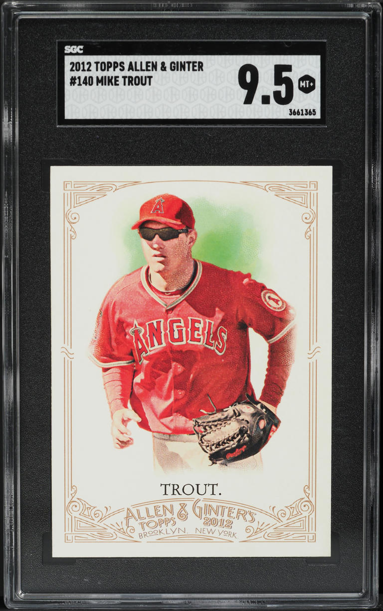2012 Topps Allen & Ginter Mike Trout ROOKIE #140 SGC 9.5 MINT+