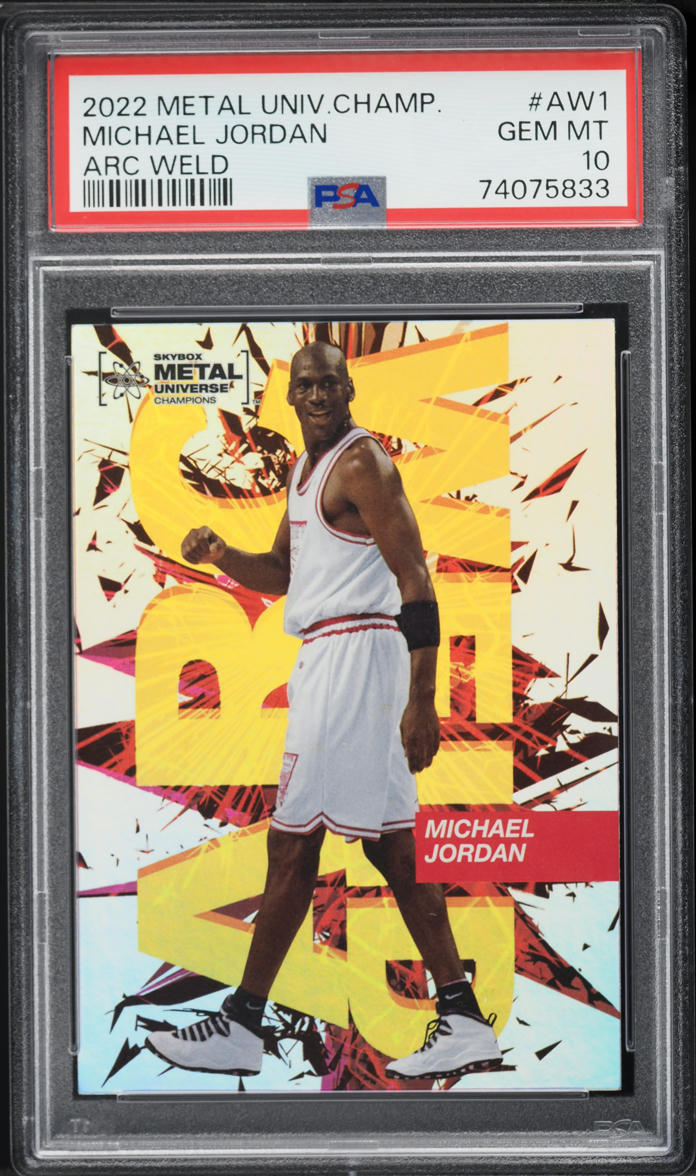 2021 Metal Universe Champions Arc Weld Michael Jordan #AW-1 PSA 10 GEM MINT