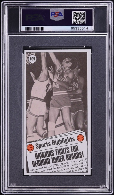 1970 Topps Basketball Connie Hawkins ALL-STAR #109 PSA 7 NRMT