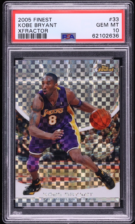 2005 Finest Xfractor Kobe Bryant /229 #33 PSA 10 GEM MINT
