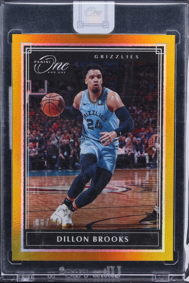 2019 Panini One And One Gold Dillon Brooks /10 #60 CGC AUTH