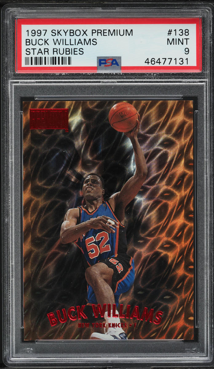 1997 Skybox Premium Star Rubies Buck Williams /50 #138 PSA 9 MINT