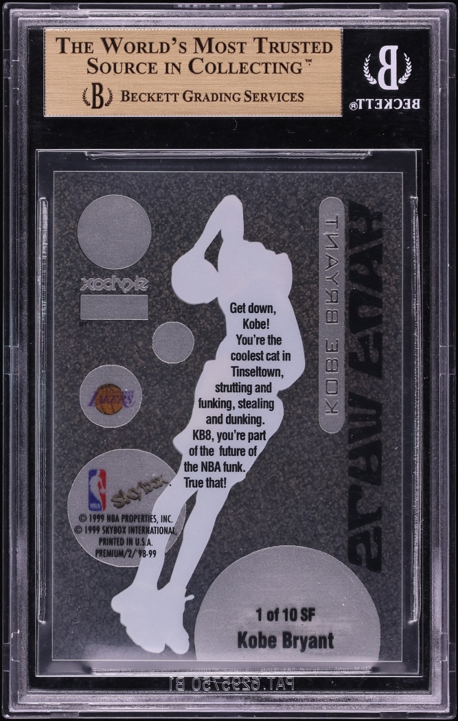 1998 Skybox Premium Slam Funk Kobe Bryant #1 BGS 9.5 GEM MINT