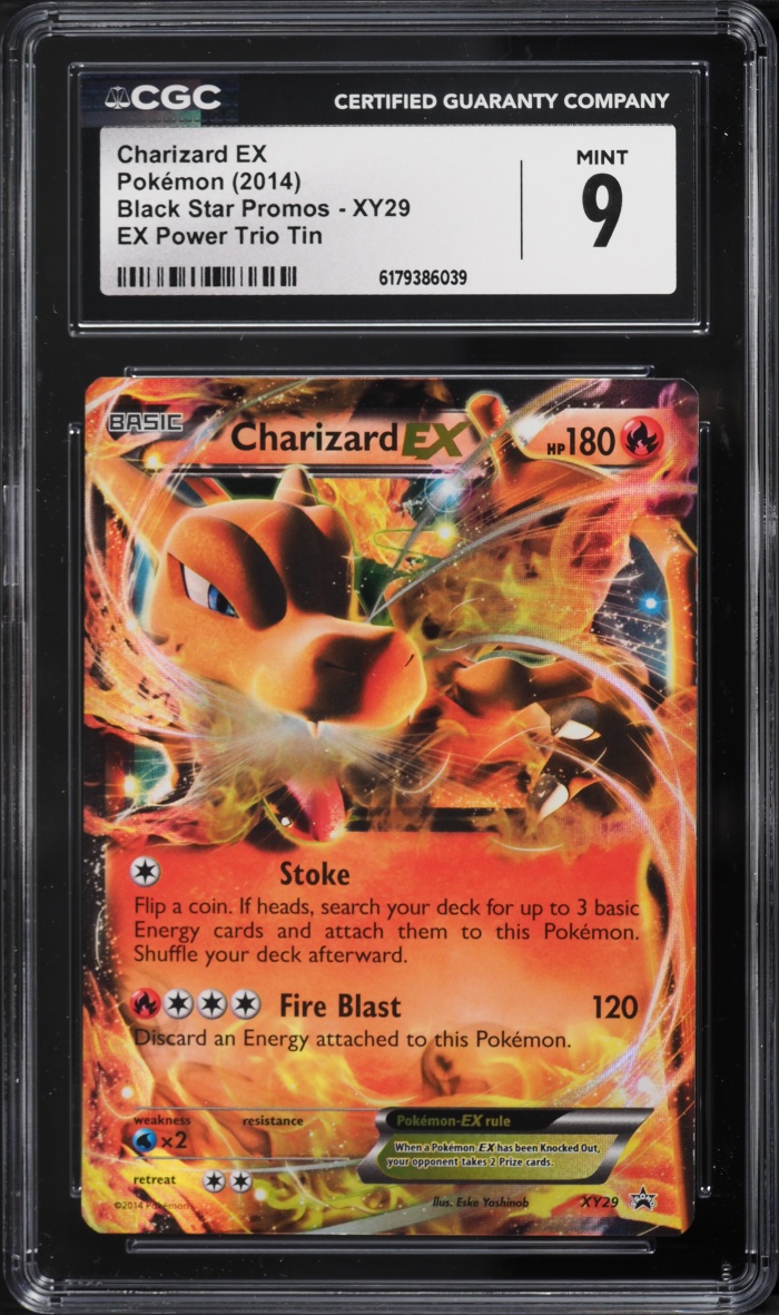 2014 Pokemon XY Promo Holo Charizard EX #XY29 CGC 9 MINT
