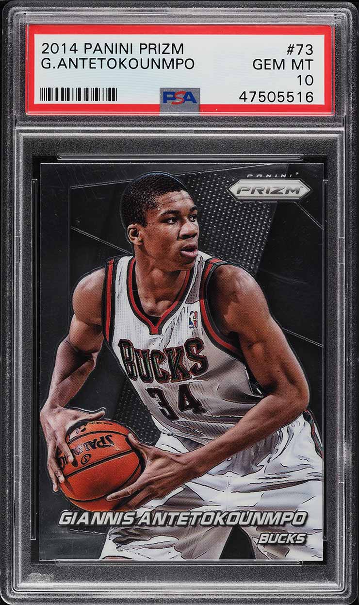 2014 Panini Prizm Giannis Antetokounmpo #73 PSA 10 GEM MINT