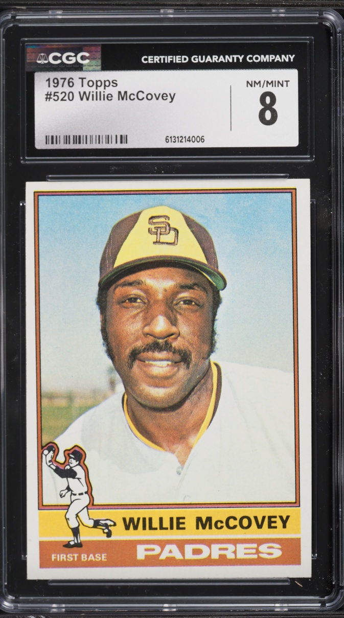 1976 Topps Willie McCovey #520 CGC 8 NM-MT