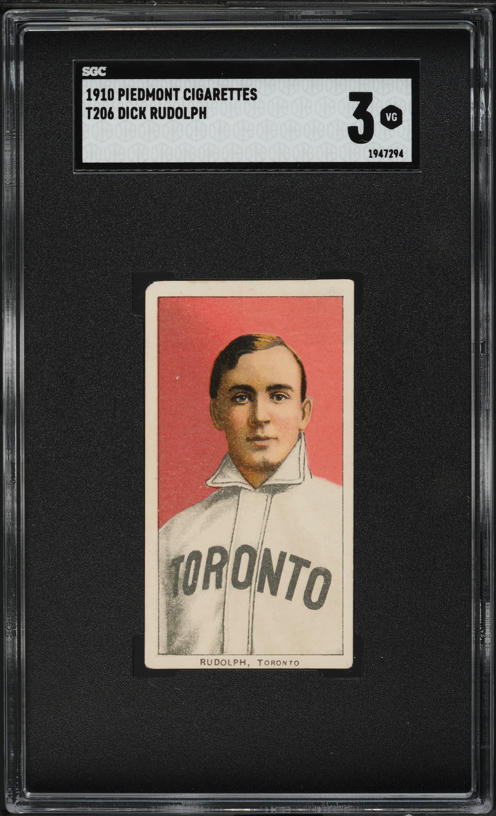 1915 Cracker Jack Dick Rudolph #154 PSA 6 EXMT on Fanatics Collect