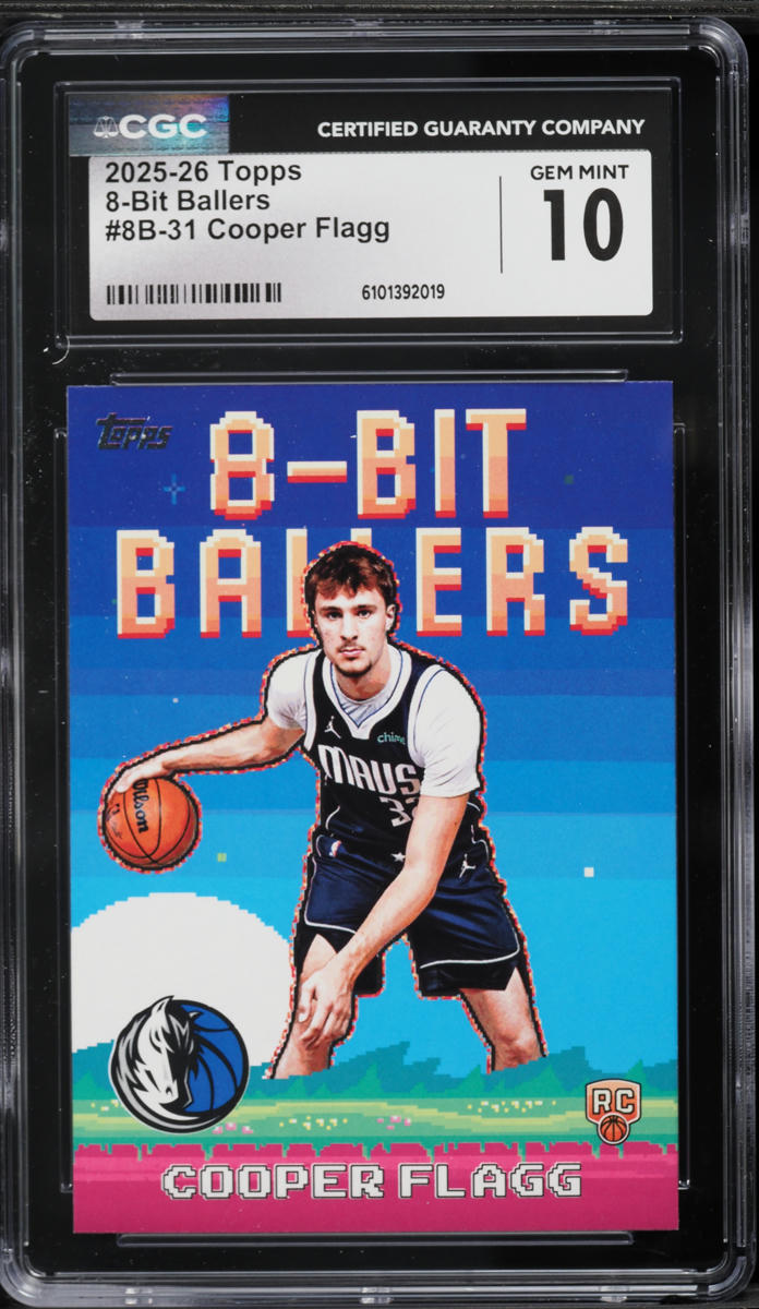 2025 Topps 8-Bit Ballers Cooper Flagg ROOKIE #8B-31 CGC 10 GEM MINT