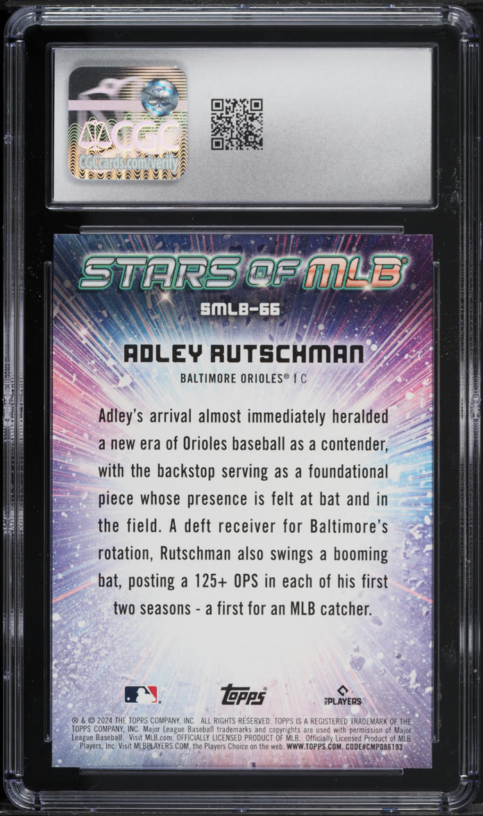 2024 Topps Update Stars Of MLB Adley Rutschman #SMLB-66 CGC 9 MINT