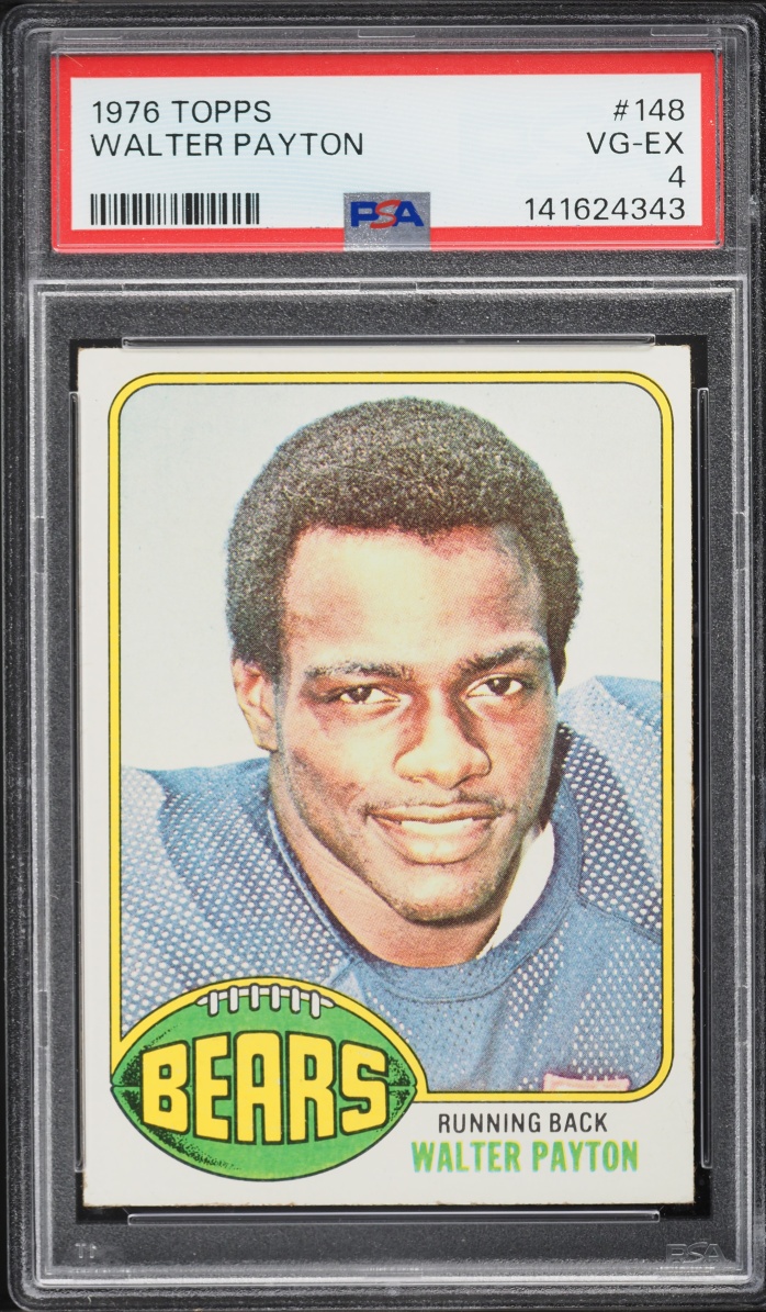 1976 Topps Football Walter Payton ROOKIE #148 PSA 4 VGEX