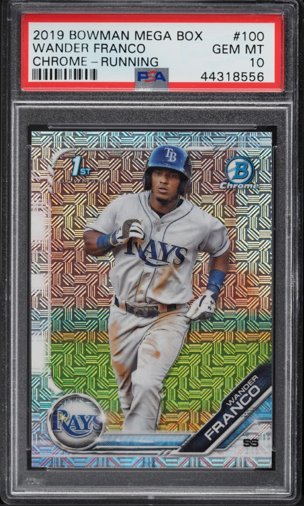 2019 Bowman Chrome Wander Franco ROOKIE AUTO #CPAWF BGS 9.5 GEM