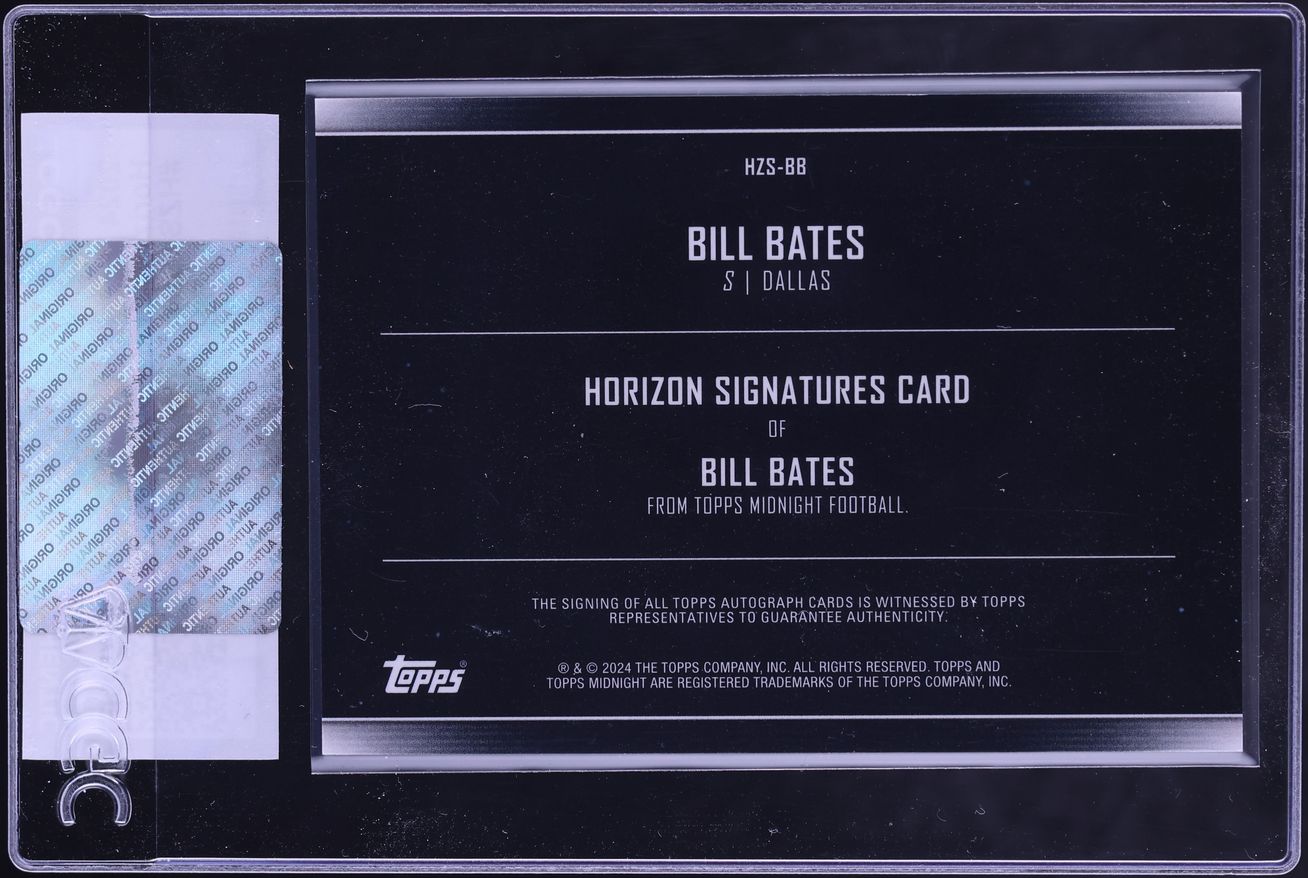 2024 Topps Midnight Horizon Bill Bates AUTO #HZS-BB CGC AUTH